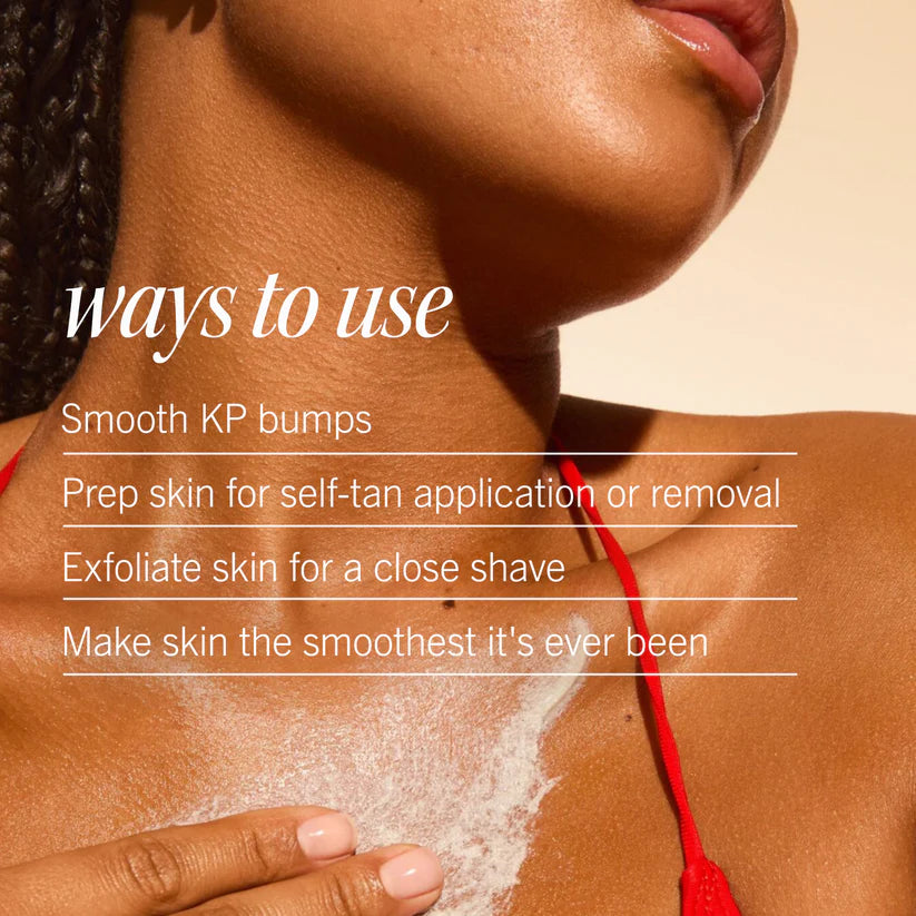 Skaviz KP Bump Eraser Body Scrub – 10% AHA | Vegan | Fresh Peach Scent