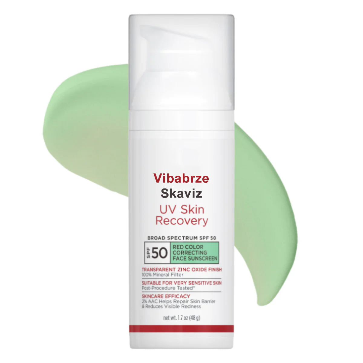 Green Color-Correcting Sunscreen SPF 50 โ Neutralizes Redness & Evens Skin Tone