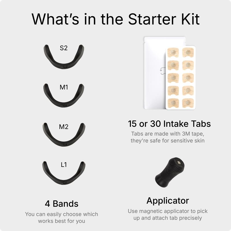 Breathe Better Instantly – Magnetic Nasal Strips Starter Kit + 15 Day Extra Strength Supply