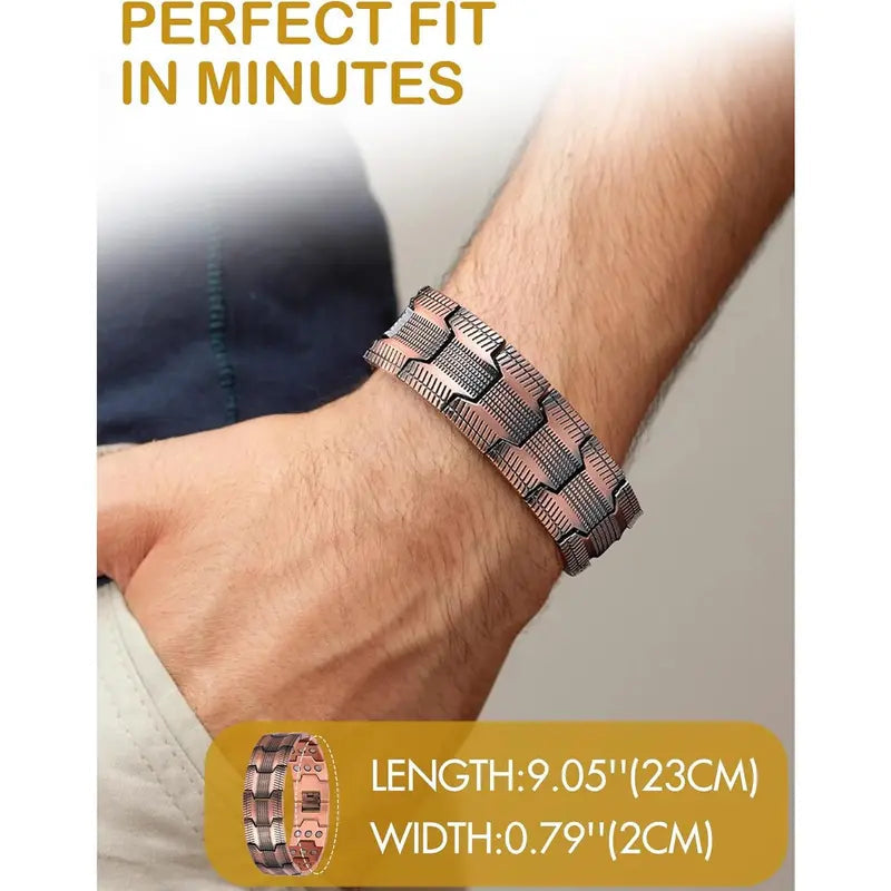 Copper Magnetic Bracelet – Relieve Fatigue & Boost Circulation