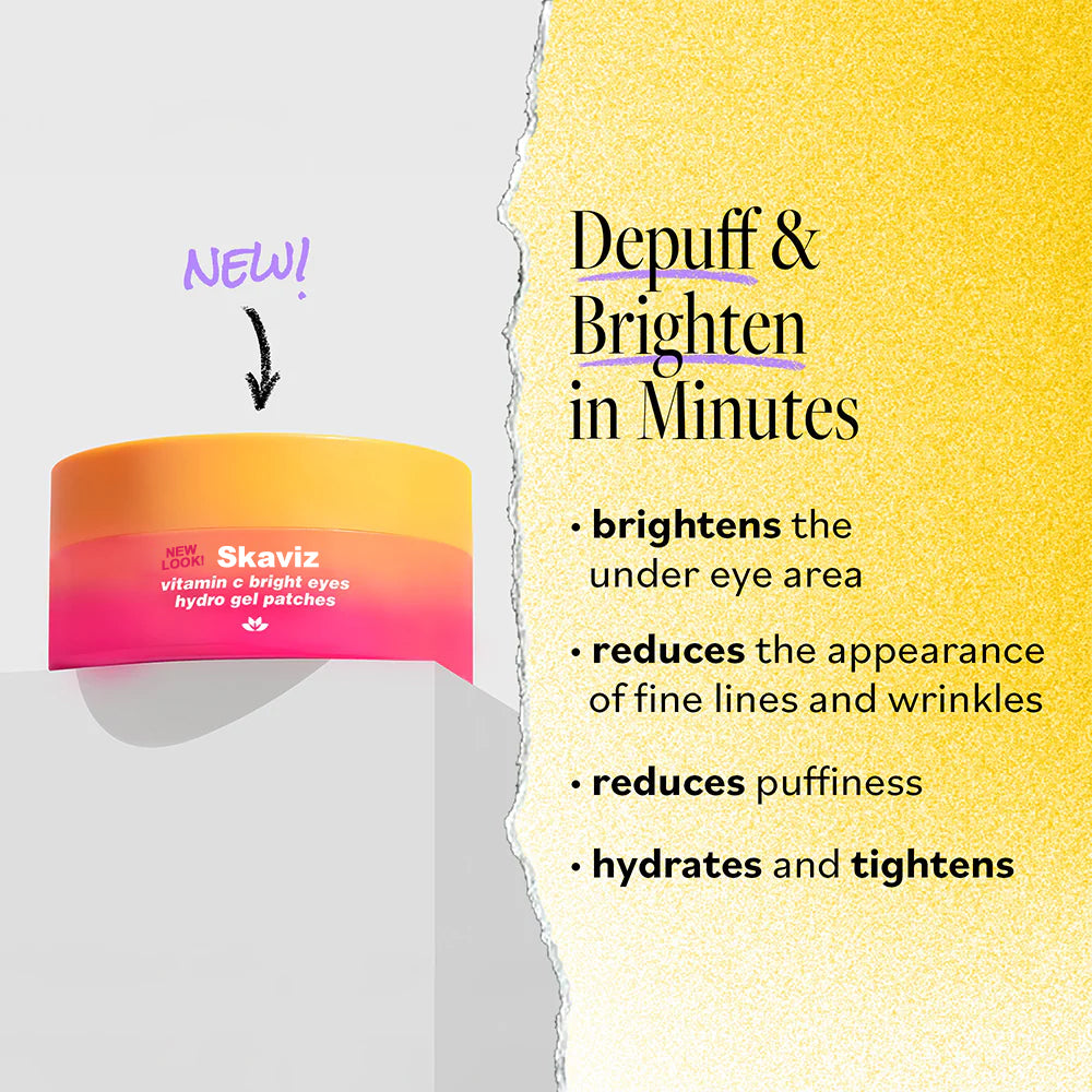 Vitamin C Bright Eyes Hydro Gel Patches — Instantly Reduce Puffiness & Dark Circles