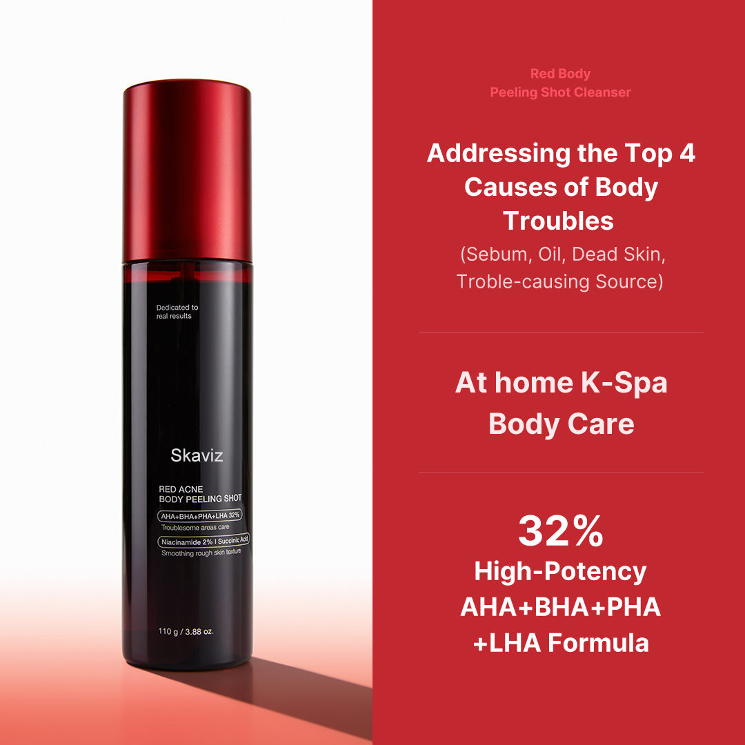 Red Body Peeling Shot β 32% Acid Power for Deep Skin Renewal