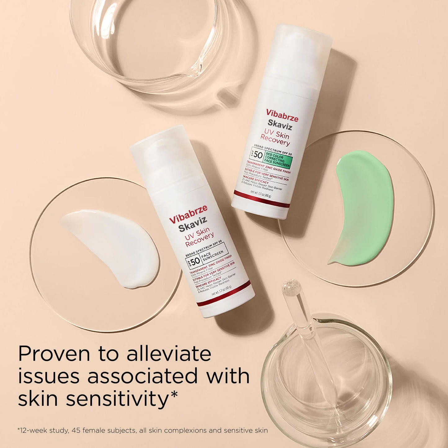 Green Color-Correcting Sunscreen SPF 50 โ Neutralizes Redness & Evens Skin Tone