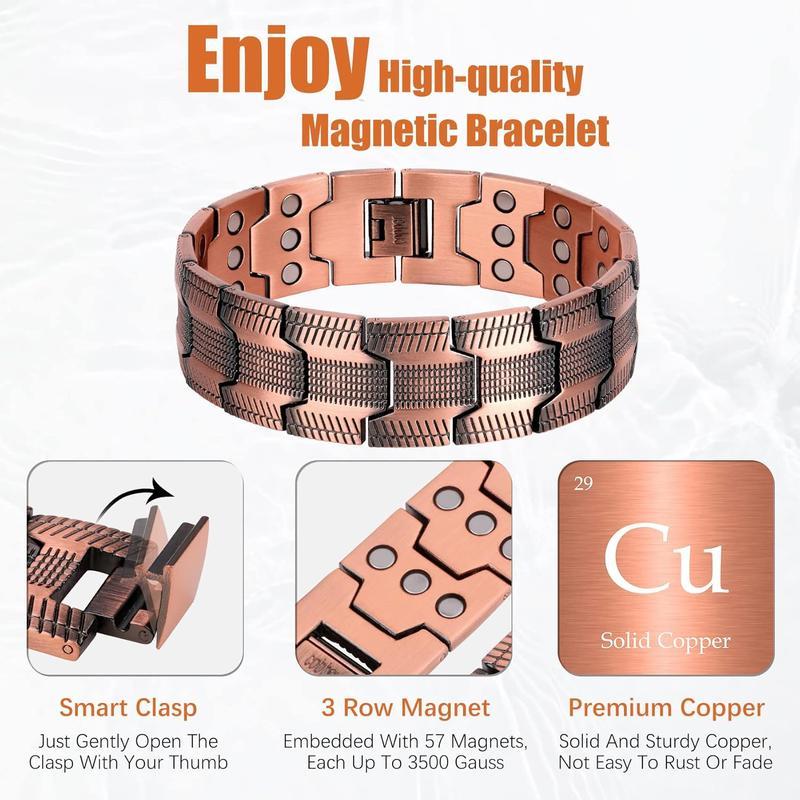 Copper Magnetic Bracelet – Relieve Fatigue & Boost Circulation