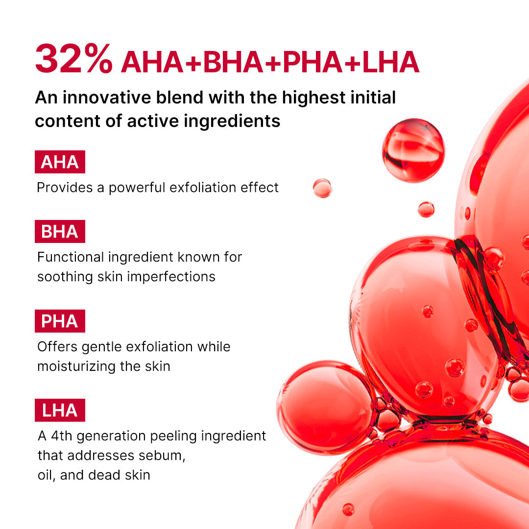 Red Body Peeling Shot β 32% Acid Power for Deep Skin Renewal