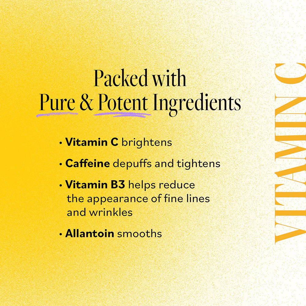 Vitamin C Bright Eyes Hydro Gel Patches — Instantly Reduce Puffiness & Dark Circles