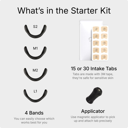 Breathe Better Instantly – Magnetic Nasal Strips Starter Kit + 15 Day Extra Strength Supply