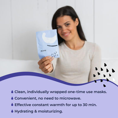 Save 60%, Only 1 Days Left! Skaviz Self-Heating Eye Masks (30 Count) Relieve dry eyes and fatigue, hydrate and soothe.