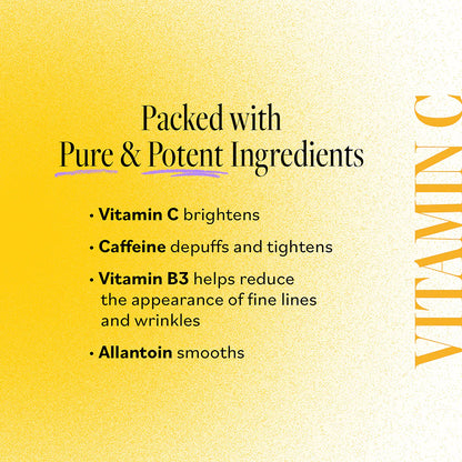 Vitamin C Bright Eyes Hydro Gel Patches — Instantly Reduce Puffiness & Dark Circles