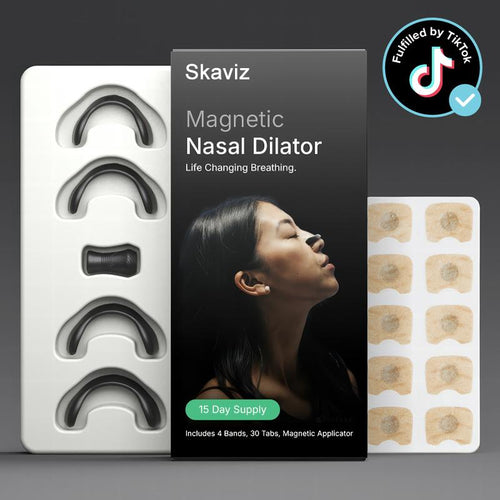 Breathe Better Instantly – Magnetic Nasal Strips Starter Kit + 15 Day Extra Strength Supply